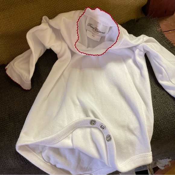 Rare Editions, Toddler 2 pc Cord Jumper w/mock neck onesie. 18 mo HEARTS ❤️ - Picture 2 of 10